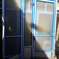 دوتا پنجره یک عدد درب ورودی آلومینیوم برای فروش|مصالح و تجهیزات ساختمان|مرند, |دیوار