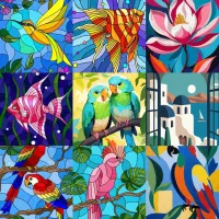 برای اموزش صبر به فرزندان خودانهاراباهنر اشنا کنید|تابلو، نقاشی، عکس|لنجان, |دیوار
