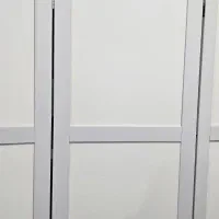 پاراوان پارتیشن چهارلنگه سفید ساده سبک و تاشو MDF