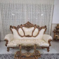 مبل سلطنتی استیل ۷ نفره تمیزوسالم