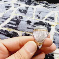 انگشتر نقره کار دست ۳۴ گرم