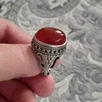 انگشتر عقیق ابدار 16 گرم