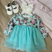 پیراهن خارجی دخترانهپیراهن مناسب ۳ تا ۹ ماه