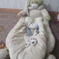 لباس گرم زمستانه کودک،تشک وپتوی خرسی