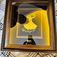 تابلو ورق طلا رقص سماع مولانا