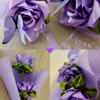 گل روبانی دو شاخه دلبر|گل مصنوعی|ارومیه, |دیوار