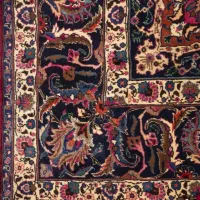 دو عدد قالی دست بافت ۱۲ متری