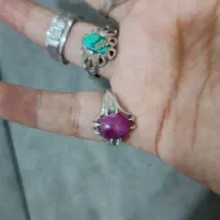 انگشتر وپلاک نقره