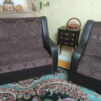 مبل چرم و مخمل در حد نو|مبلمان خانگی و میز عسلی|مشهد, رضاشهر|دیوار
