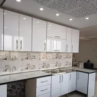 کابینت آشپزخانه هاشور سنگی|مصالح و تجهیزات ساختمان|رشت, حافظ آباد|دیوار