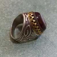 انگشتر نقره عقیق  سلیمانی چشم|کلکسیون اشیاء عتیقه|رامهرمز, |دیوار