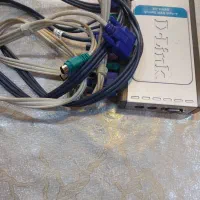 kvm چهار پورت دلینک|مودم و تجهیزات شبکه|تهران, خزانه|دیوار