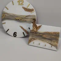 ساعت دیواری رزینی|ساعت دیواری و تزئینی|بومهن, |دیوار