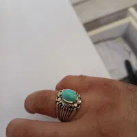 انگشتر فیروزه عجمی فاخر|جواهرات|آستانه اشرفیه, |دیوار