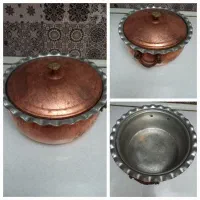 قابلمه مسی لب  کنگره ای .
