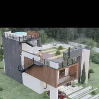 400متر ویلا450متر زمین/نیمه ساخته با سند و پروانه|فروش خانه و ویلا|خرمآباد (تنکابن), |دیوار