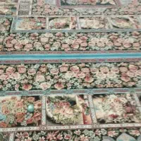 فرش ۱۲متری ۷۰۰شانه طرح باغ ارم