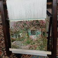 دارچوبک رومیزی دست بافت