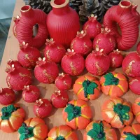 تل و تاج یلدایی  و انار و کدو