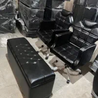 پاف صندلی پدالی جکدار تجهیزات آینه ترولی آرایشگاهی