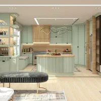 کار کابینت آشپزخانه مدرن روز و تعمیرات انجام میدم