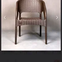 میز صندلی حصیری