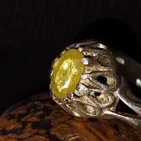 انگشتر یاقوت زرد