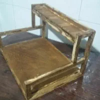 استند کاربردی نظم دهنده اشپزخانه دوطبقه چوبی|آبچکان و نظمدهنده ظروف|تربت جام, بیست متری منبع آب|دیوار