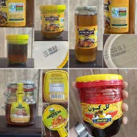 عسل گل گون شیشه خوانسار عسل اصل