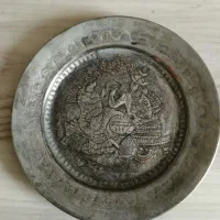 سینی قلم زنی مسوار قدیمی سنگین