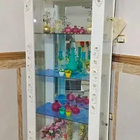 سرویس چوب با ساعت میز تلویزیون