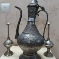 آفتابه عتیقه قلم زنی قدیمی