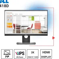 مانیتور۲۴ اینچ فریملس p2418 2k 2k 2k فریلمس دل|قطعات و لوازم جانبی رایانه|تهران, تهرانسر غربی|دیوار