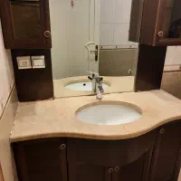 روشویی سنگی کابینتی و ویترین دار|لوازم سرویس بهداشتی|نوشهر, |دیوار