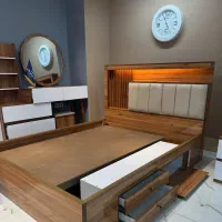 تخت سرویس خواب دو نفره باکس خور.   کامل|تخت و سرویس خواب|تهران, شهرک ابوذر|دیوار