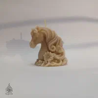 شمع اسب تک شاخ(نماد سال ۱۴۰۵)|صنایع دستی و سایر لوازم تزئینی|قم, آزادگان|دیوار