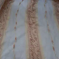 پرده پارچه حریر ترک دوخته شده|پرده، رانر، رومیزی|اصفهان, شیخ طوسی|دیوار