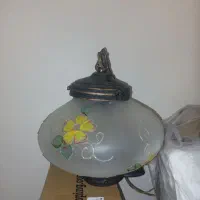 لوستر نقاشی با دست سنتی کلاسیک|لوستر و چراغ آویز|تهران, فلسطین (میدان انقلاب)|دیوار