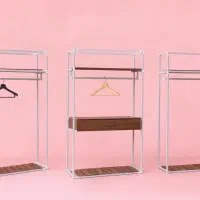 تاریس رخت بند کاربردی رگال قفسه کمد لباس35