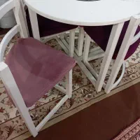 میز ناهار خوری با میز مبلمان با سه عدد عسلی|میز و صندلی غذاخوری|اهواز, منبع اب|دیوار