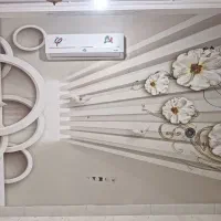 فروش و نصب انواع کاغذ دیواری و برچسب کابینت و ....|مصالح و تجهیزات ساختمان|جهرم, |دیوار