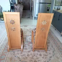 صندلی پشت بلند چوب راش