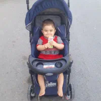 کالسکه یه چرخش شکسته جوش  میخاد