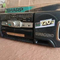 ظبط دو کاست قدیمی شارپ عتیقه.