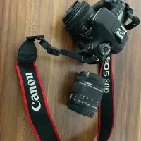 دوربین Canon 80D + دو لنز + پایه Kingjoy