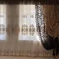 پرده با کناره ها|پرده، رانر، رومیزی|ماکو, |دیوار