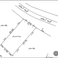 قطعه زمین ۳۰۰ متری با پروانه ساخت روستای سه سار