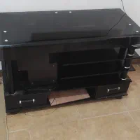 میز تلویزیون شیشه ای نو