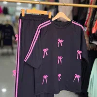 ست تیشرت و شلوار پاپیونی