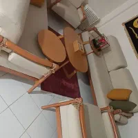 مبلمان ۸نفره میز جلومبلی۳تاعسلی